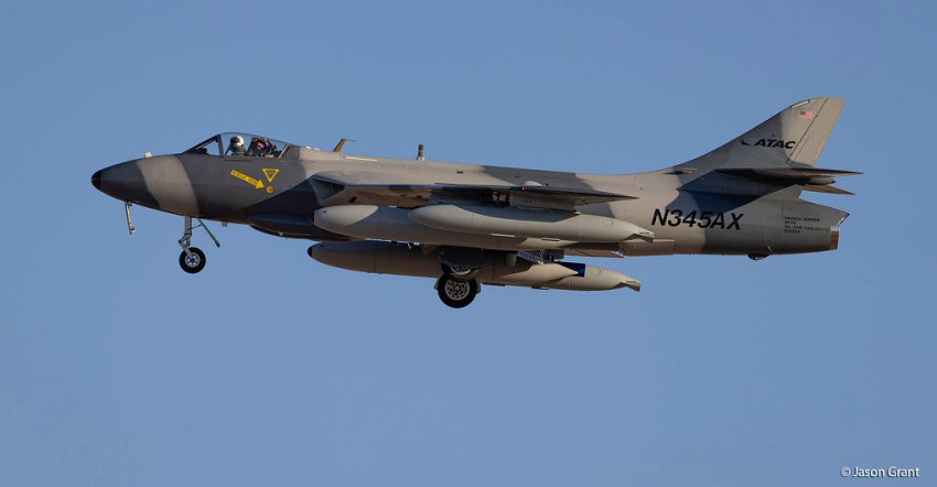 N345AX at Yuma