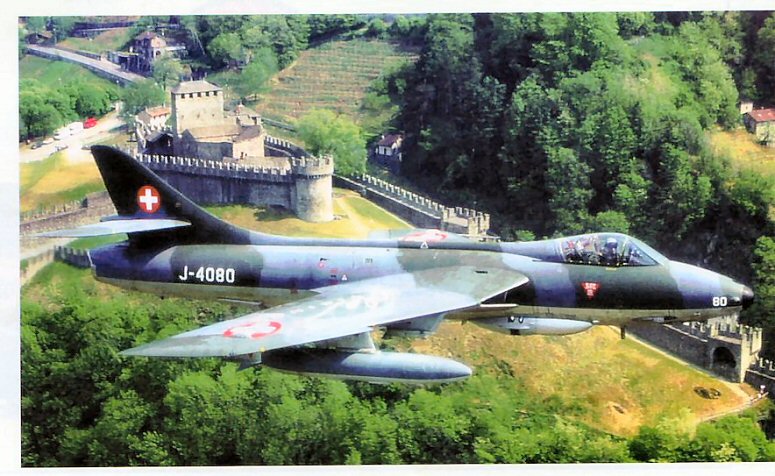 J-4080 over Bellinzona